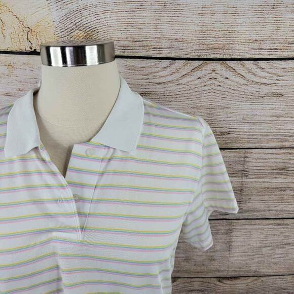 Monterey Club Silk Polo Golf Shirt Medium - Picture 2 of 7